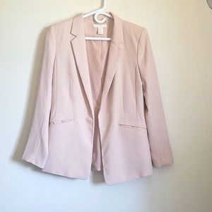 H&M blazer in blush pink, size 10, excellent condition.